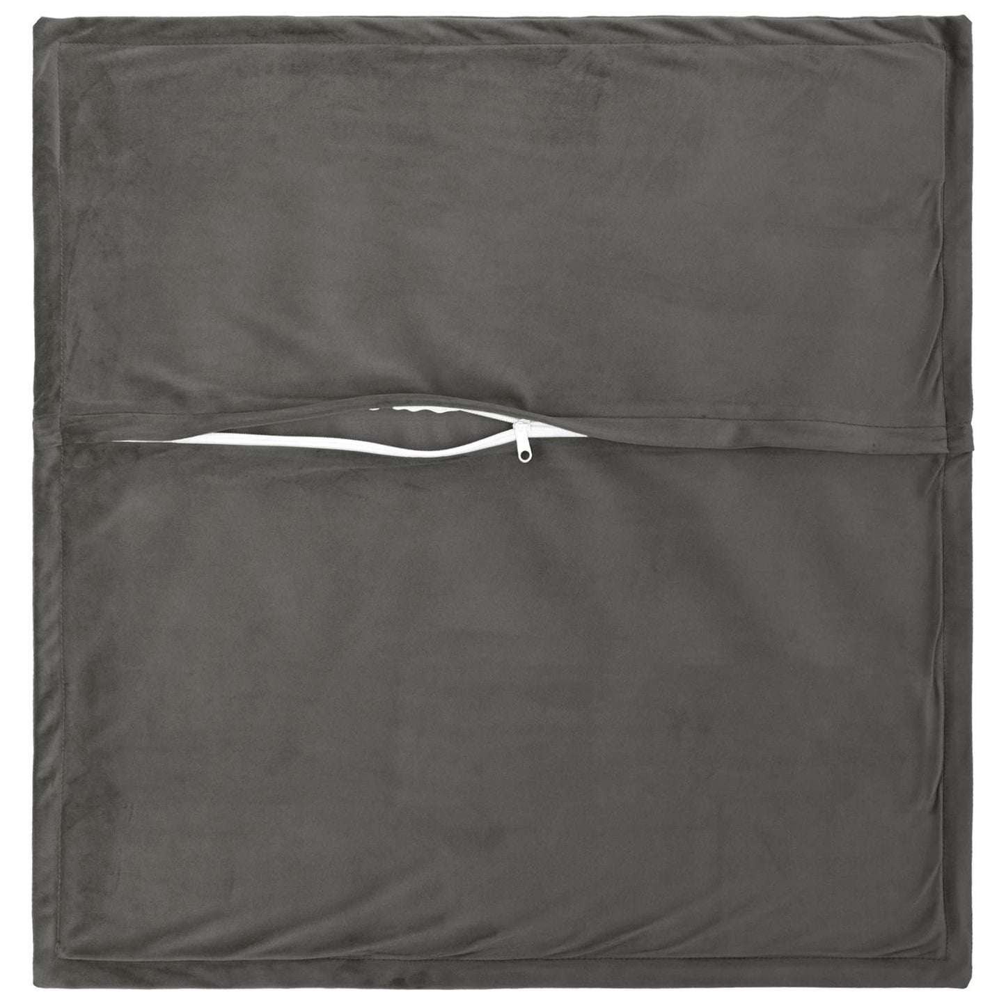 vidaXL Cushion with Pillow HOUTEN 2 pcs Dark Grey Velvet