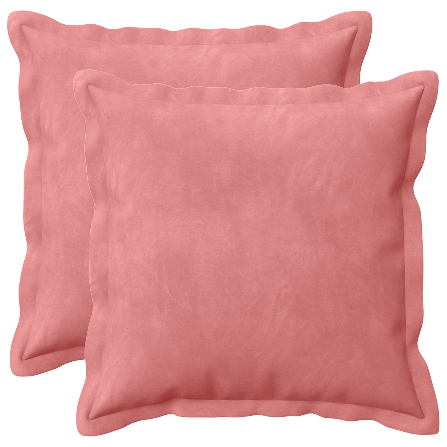 vidaXL Cushion with Pillow HOUTEN 2 pcs Pink Velvet