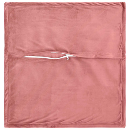 vidaXL Cushion with Pillow HOUTEN 6 pcs Pink Velvet