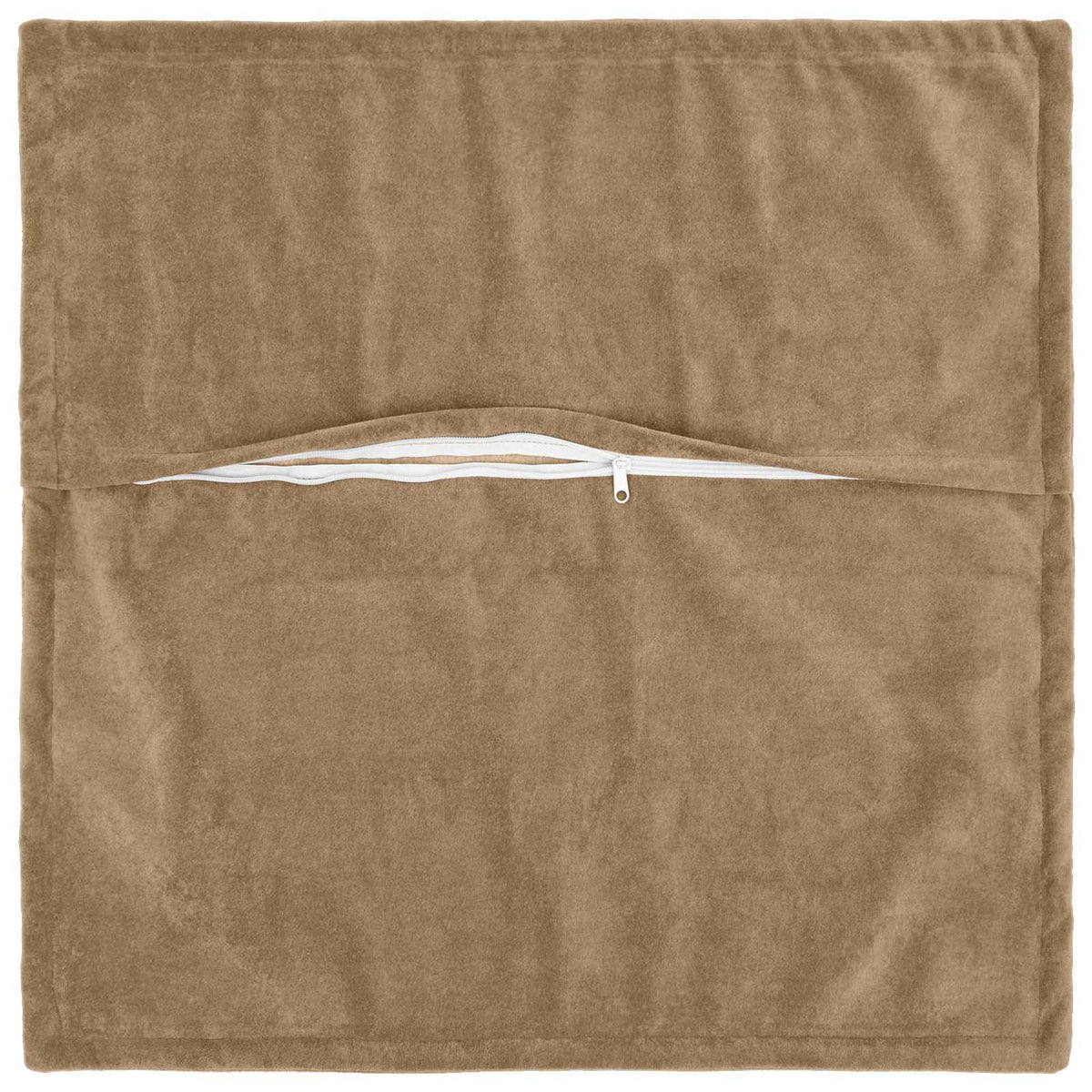 vidaXL Cushion with Pillow HOUTEN 2 pcs Taupe Microfiber Fleece