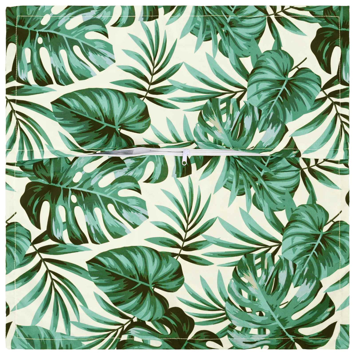 vidaXL Cushion Leaf with Pillow HOUTEN 2 pcs Leaf Pattern Polyester
