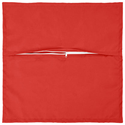 vidaXL Cushion with Pillow HOUTEN 2 pcs Red Polyester