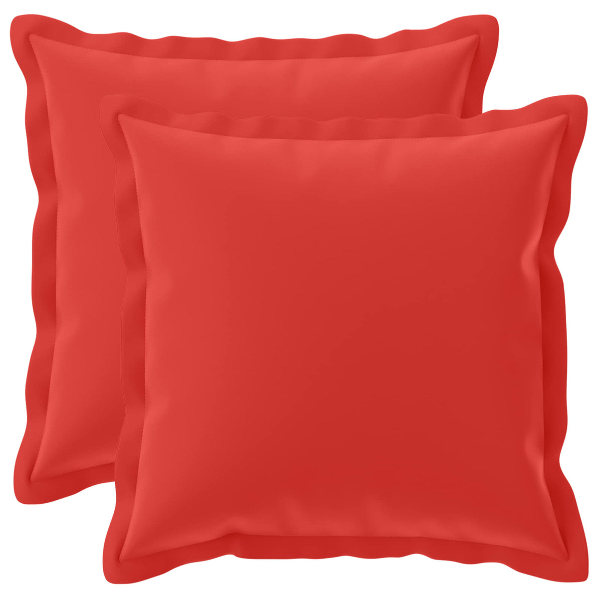 vidaXL Cushion with Pillow HOUTEN 2 pcs Red Polyester