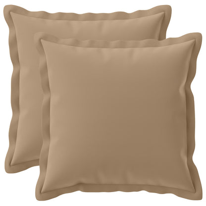vidaXL Cushion with Pillow HOUTEN 2 pcs Taupe Polyester