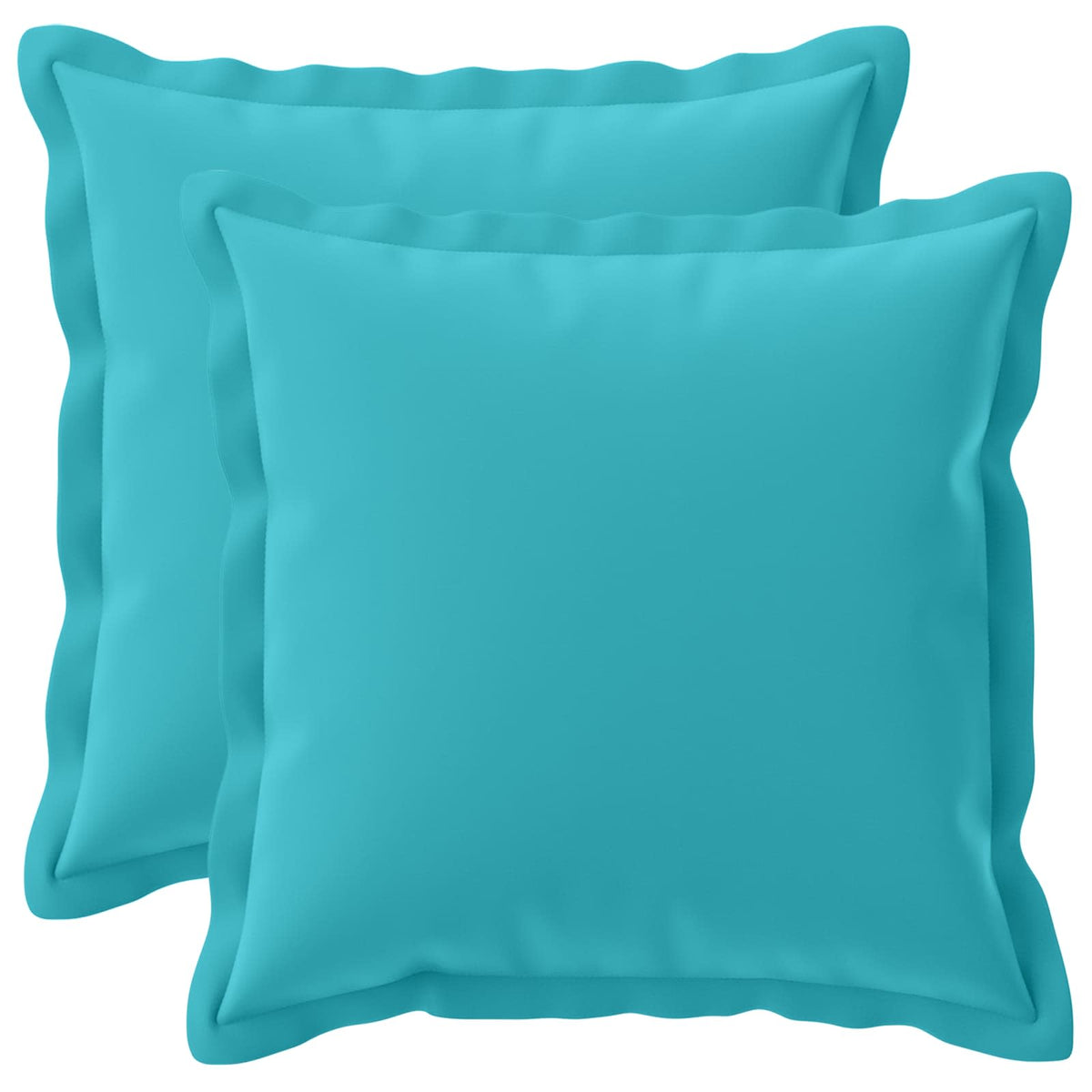 vidaXL Cushion with Pillow HOUTEN 2 pcs Turquoise Polyester
