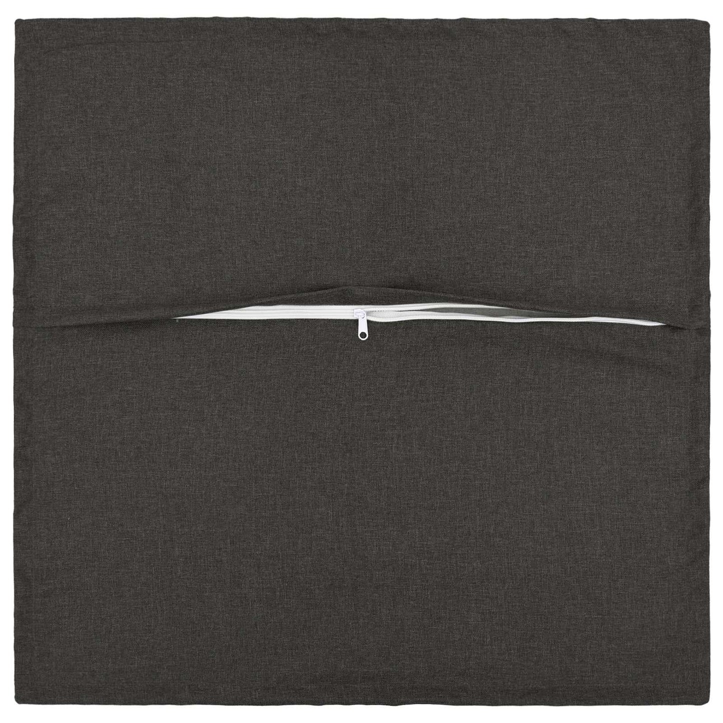vidaXL Cushion with Pillow HOUTEN 6 pcs Dark Grey Faux Linen