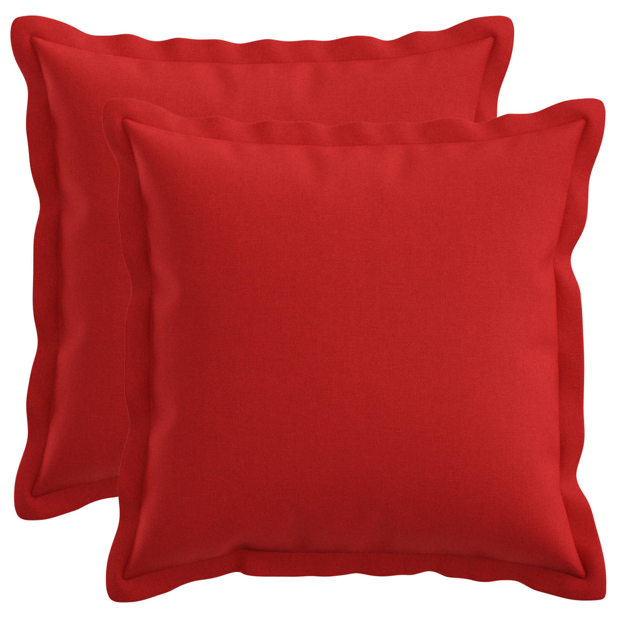 vidaXL Cushion with Pillow HOUTEN 2 pcs Red Faux Linen