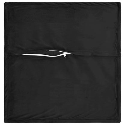 vidaXL Cushion with Pillow HOUTEN 12 pcs Black Velvet