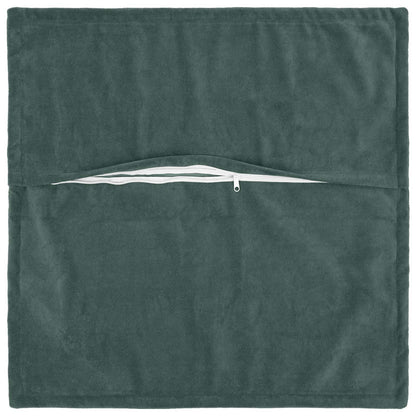 vidaXL Cushion with Pillow HOUTEN 2 pcs Sea Blue Microfiber Fleece