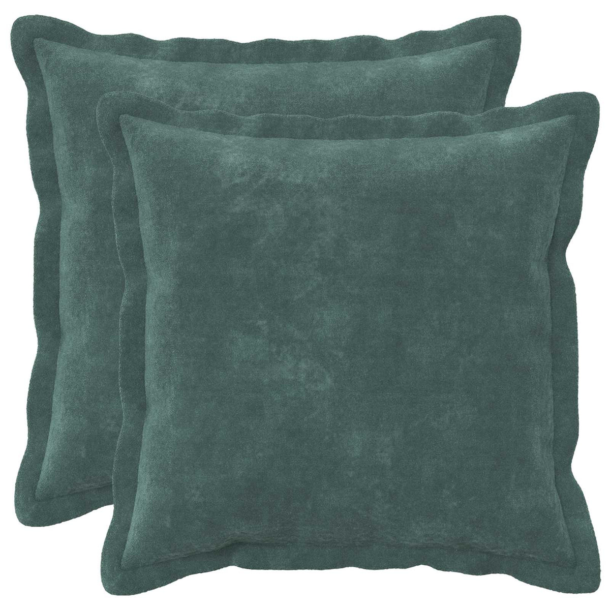 vidaXL Cushion with Pillow HOUTEN 2 pcs Sea Blue Microfiber Fleece