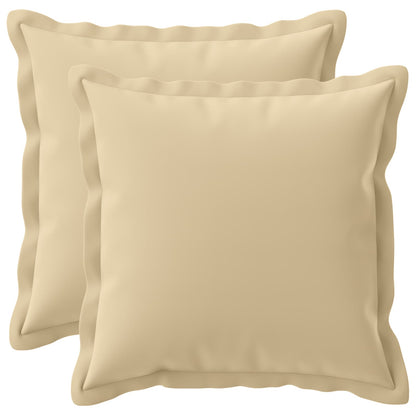 vidaXL Cushion with Pillow HOUTEN 2 pcs Beige Polyester