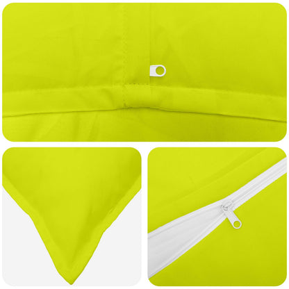 vidaXL Cushion with Pillow HOUTEN 6 pcs Bright Green Polyester
