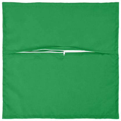 vidaXL Cushion with Pillow HOUTEN 12 pcs Green Polyester