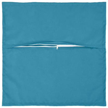 vidaXL Cushion with Pillow HOUTEN 12 pcs Light Blue Polyester