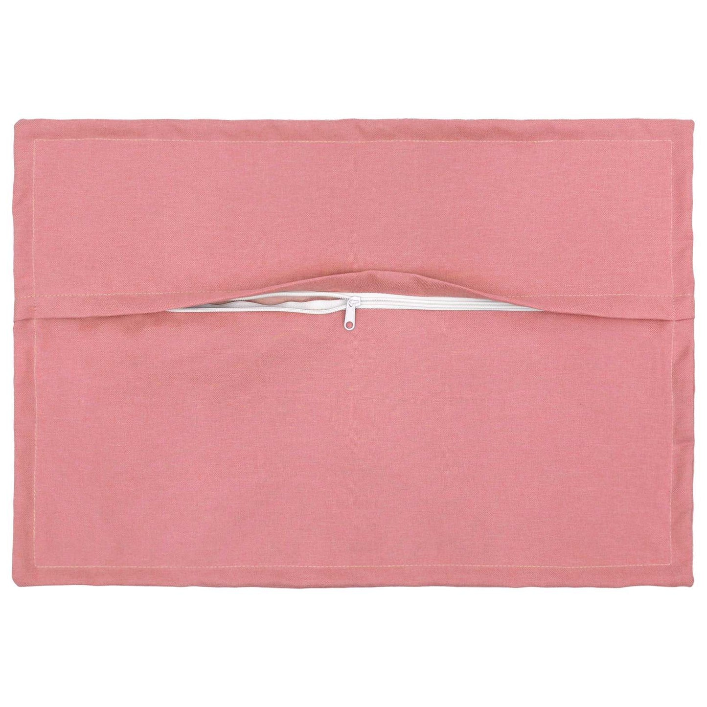 vidaXL Cushion with Pillow HOUTEN 2 pcs Pink Faux Linen
