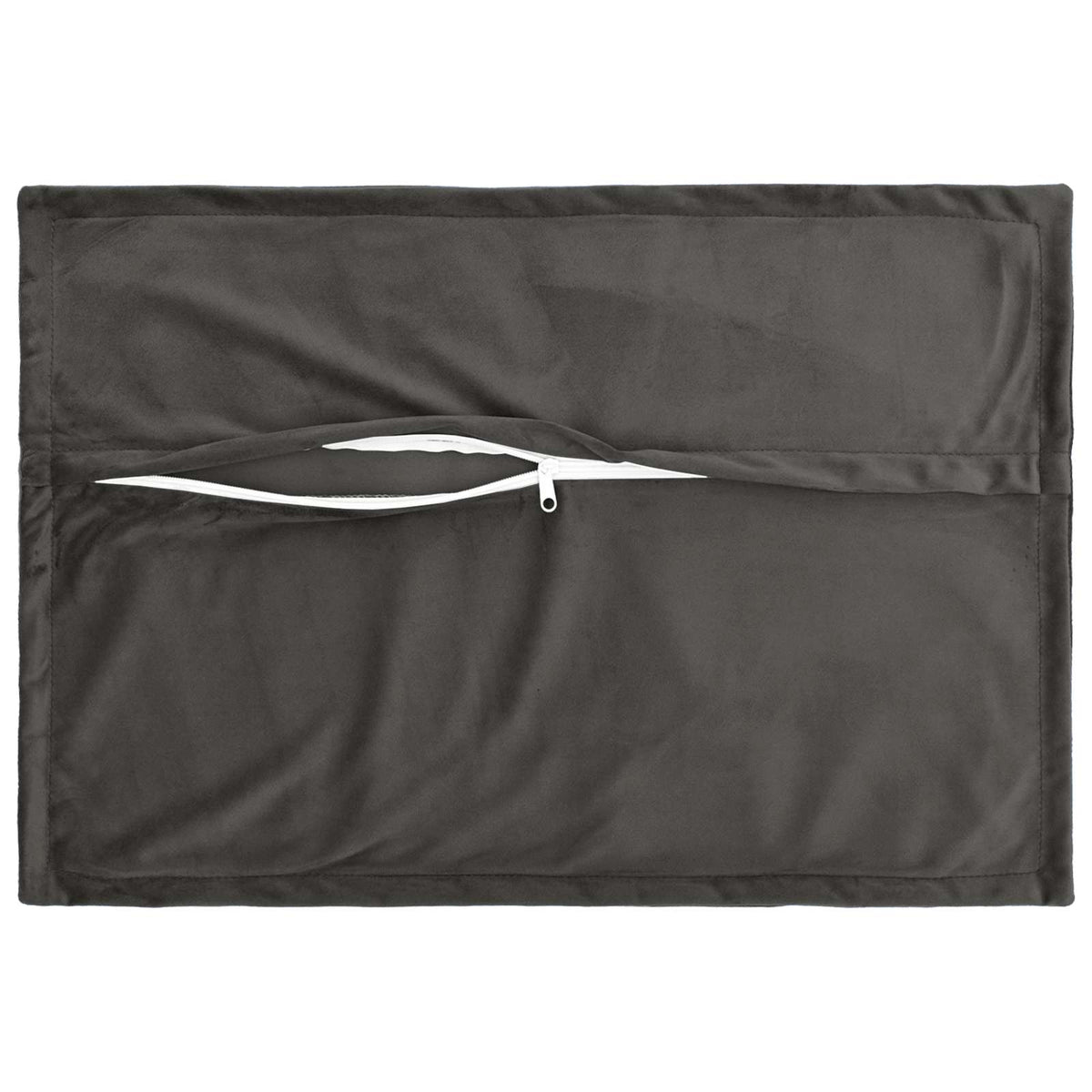 vidaXL Cushion with Pillow HOUTEN 6 pcs Dark Grey Velvet
