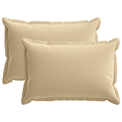 vidaXL Cushion with Pillow HOUTEN 2 pcs Beige Polyester