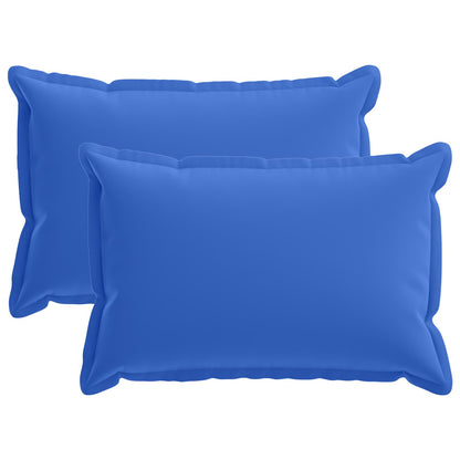 vidaXL Cushion with Pillow HOUTEN 2 pcs Royal Blue Polyester
