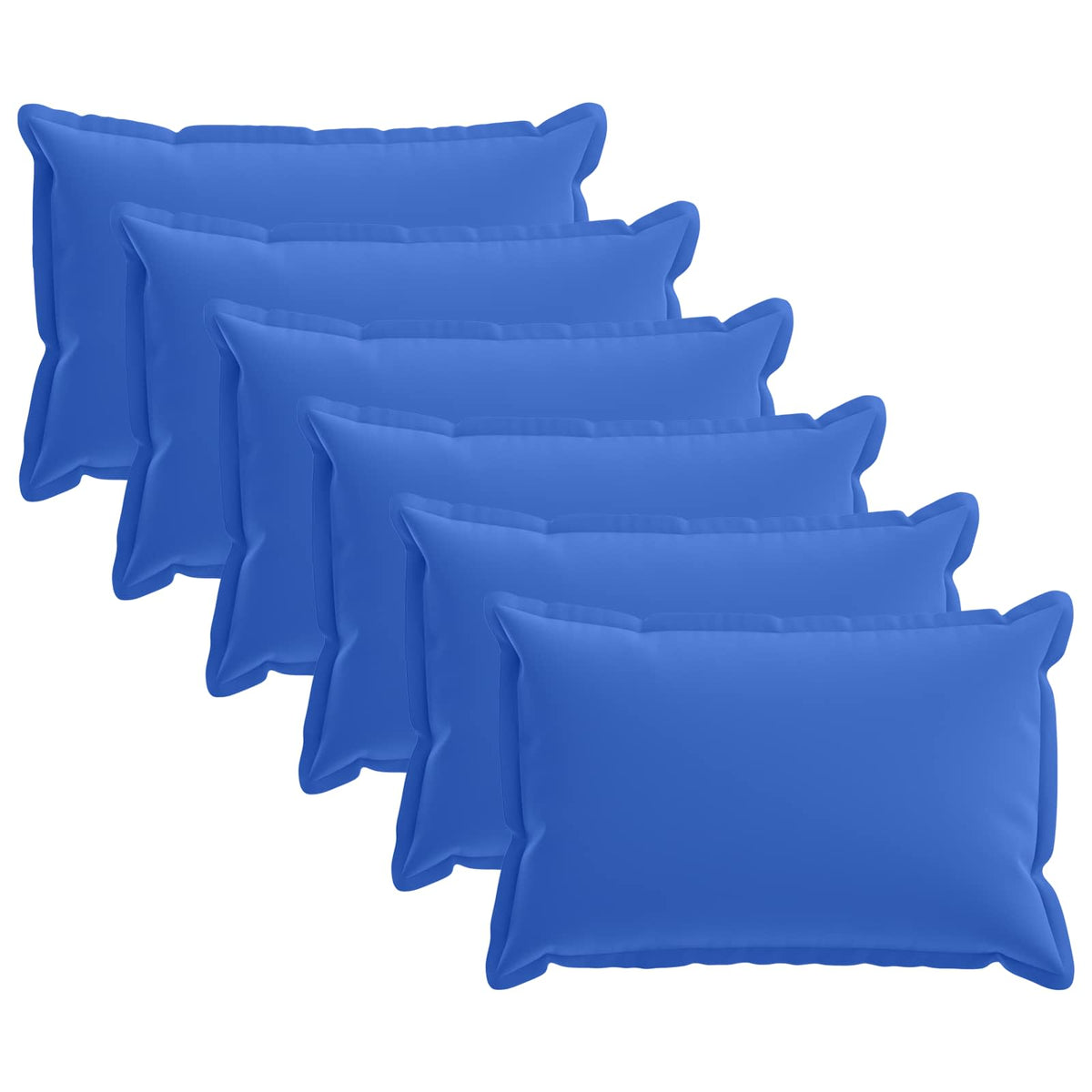 vidaXL Cushion with Pillow HOUTEN 6 pcs Royal Blue Polyester