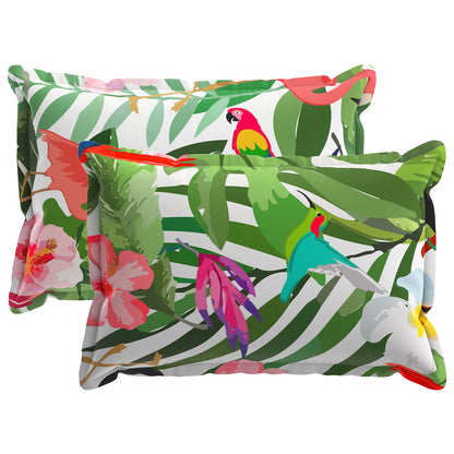 vidaXL Cushion with Pillow HOUTEN 2 pcs Multicolour Polyester