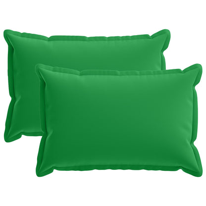 vidaXL Cushion with Pillow HOUTEN 2 pcs Green Polyester