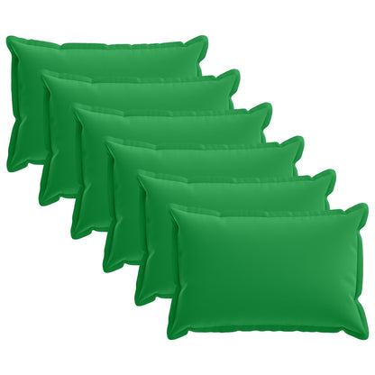 vidaXL Cushion with Pillow HOUTEN 6 pcs Green Polyester