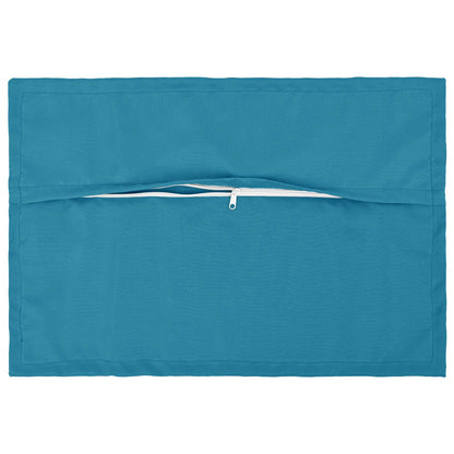 vidaXL Cushion with Pillow HOUTEN 2 pcs Light Blue Polyester