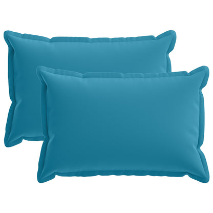 vidaXL Cushion with Pillow HOUTEN 2 pcs Light Blue Polyester