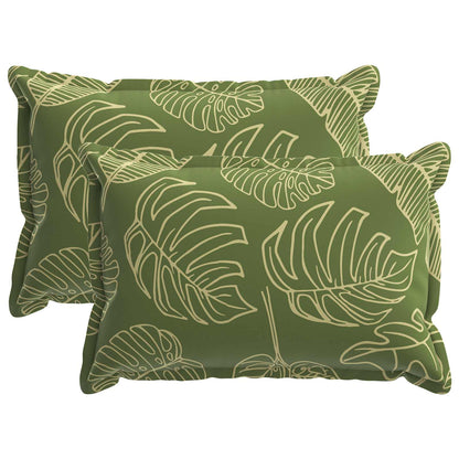 vidaXL Cushion Leaf with Pillow HOUTEN 2 pcs Leaf Design Polyester
