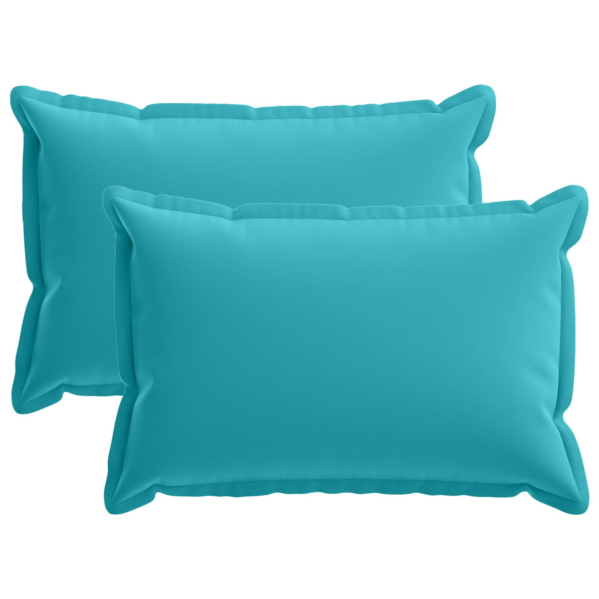 vidaXL Cushion with Pillow HOUTEN 2 pcs Turquoise Polyester