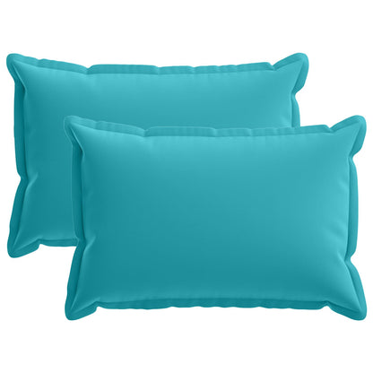 vidaXL Cushion with Pillow HOUTEN 2 pcs Turquoise Polyester