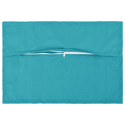 vidaXL Cushion with Pillow HOUTEN 6 pcs Turquoise Polyester