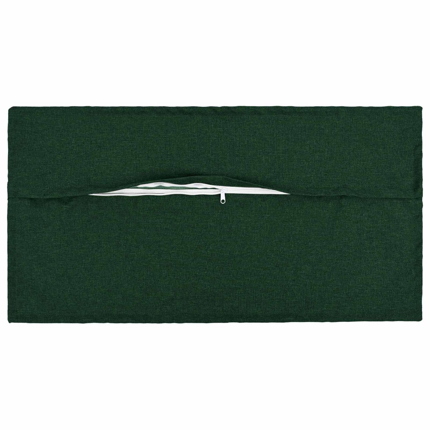 vidaXL Cushion with Pillow HOUTEN 2 pcs Dark Green Faux Linen