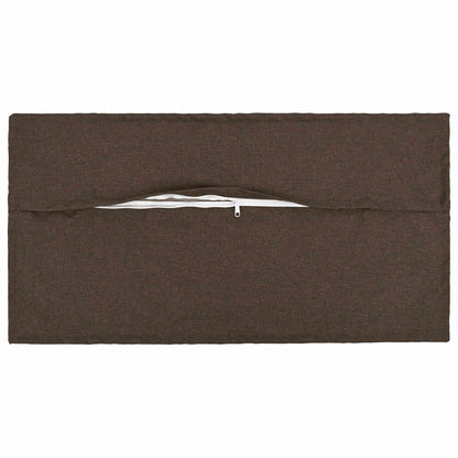 vidaXL Cushion with Pillow HOUTEN 6 pcs Taupe Faux Linen