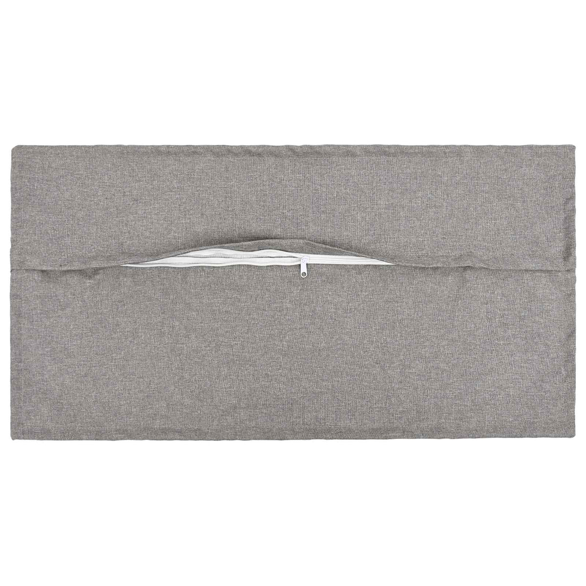 vidaXL Cushion with Pillow HOUTEN 2 pcs Cloud Grey Faux Linen