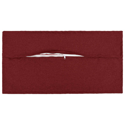 vidaXL Cushion with Pillow HOUTEN 6 pcs Wine Red Faux Linen
