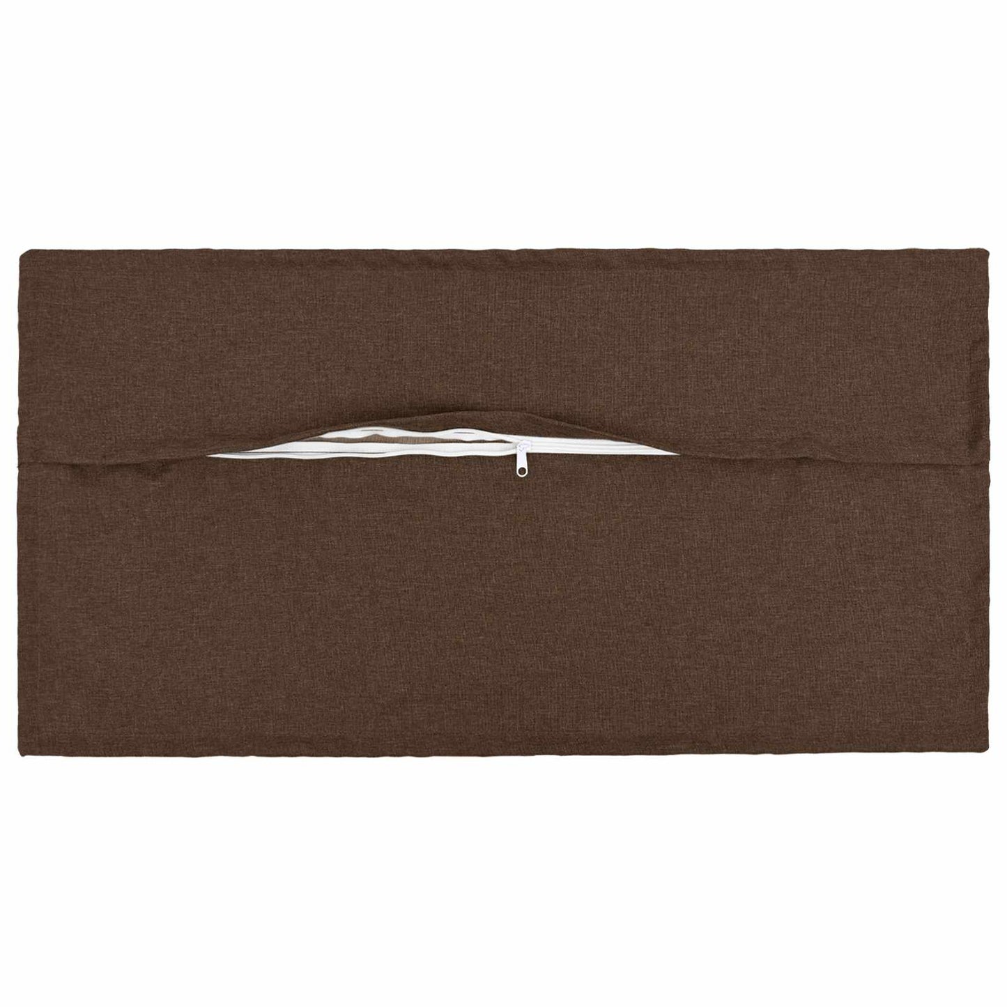 vidaXL Cushion with Pillow HOUTEN 2 pcs Brown Faux Linen