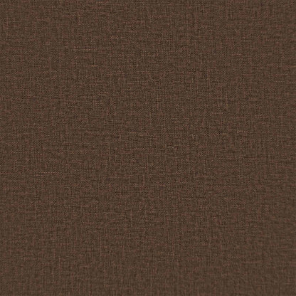 vidaXL Cushion with Pillow HOUTEN 2 pcs Brown Faux Linen