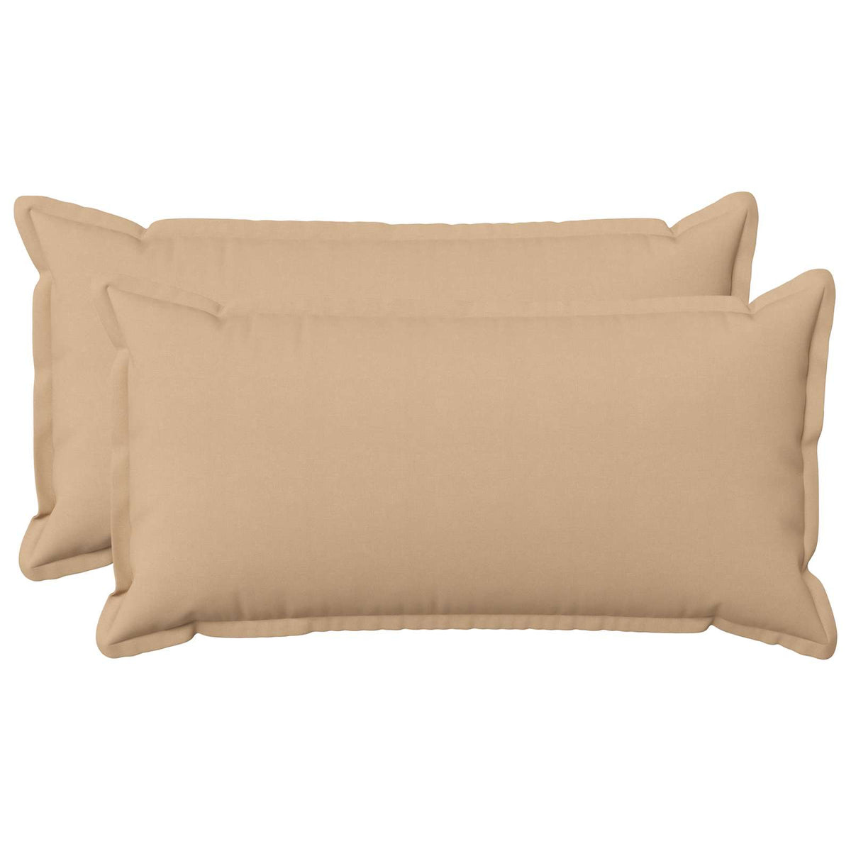 vidaXL Cushion with Pillow HOUTEN 2 pcs Cream Faux Linen