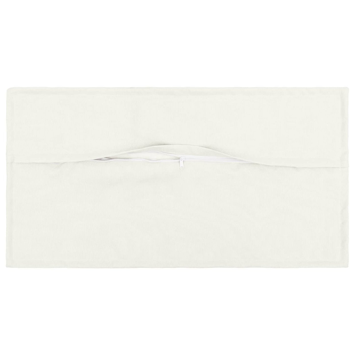 vidaXL Cushion with Pillow HOUTEN 2 pcs White Faux Linen