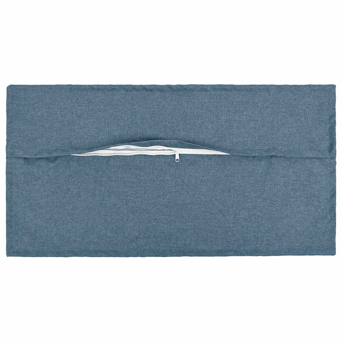 vidaXL Cushion with Pillow HOUTEN 2 pcs Jeans Blue Faux Linen
