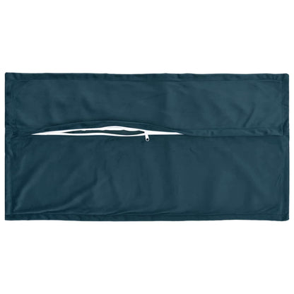 vidaXL Cushion with Pillow HOUTEN 6 pcs Blue Velvet