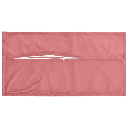 vidaXL Cushion with Pillow HOUTEN 2 pcs Pink Velvet