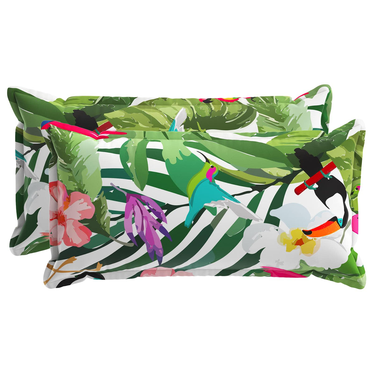 vidaXL Cushion with Pillow HOUTEN 2 pcs Multicolour Polyester