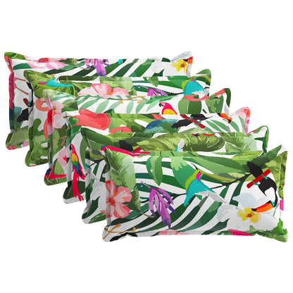 vidaXL Cushion with Pillow HOUTEN 6 pcs Multicolour Polyester