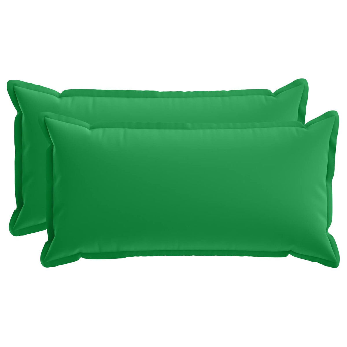 vidaXL Cushion with Pillow HOUTEN 2 pcs Green Polyester