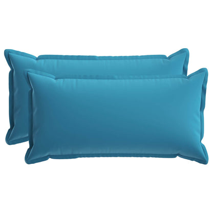 vidaXL Cushion with Pillow HOUTEN 2 pcs Light Blue Polyester