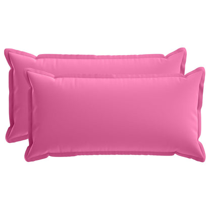 vidaXL Cushion with Pillow HOUTEN 2 pcs Pink Polyester
