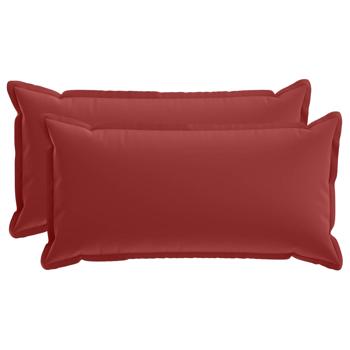 vidaXL Cushion with Pillow HOUTEN 2 pcs Wine Red Polyester