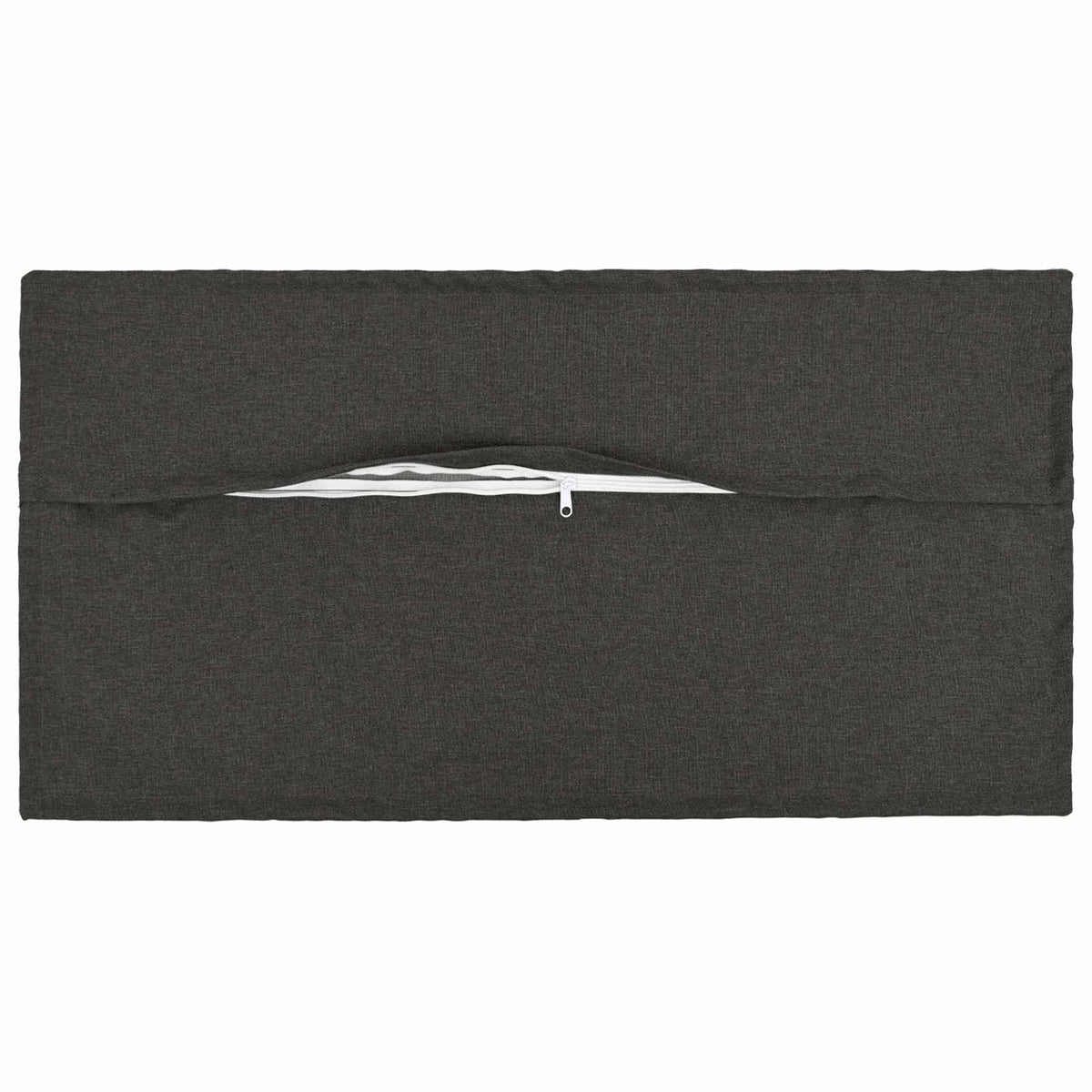 vidaXL Cushion with Pillow HOUTEN 6 pcs Dark Grey Faux Linen